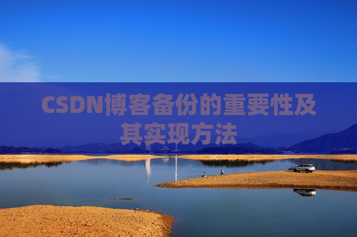 CSDN博客备份的重要性及其实现方法